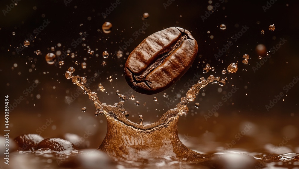 Coffee bean splash (5) Coffee bean splash (5)