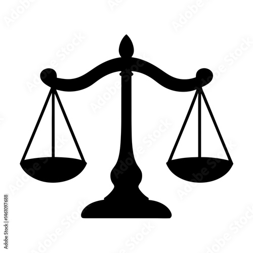 Symbolic balance of justice, law, and ethical considerations for legal systems