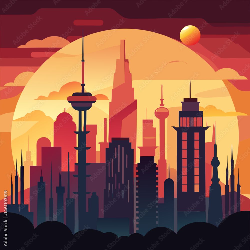 Fototapeta premium city in the night