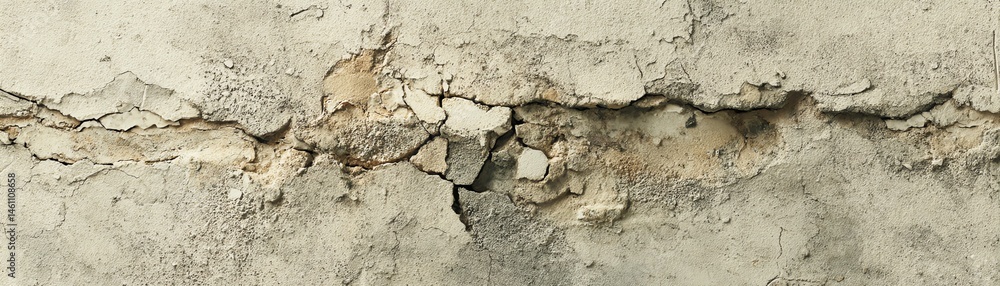 Cracked wall texture, weathered surface showcasing interesting patterns.