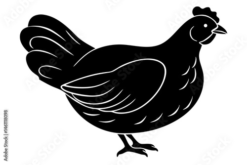Roasted chicken silhouette illustration on a white background with transparency, chicken, roasted, silhouette, poultry, food, dinner, cooking, bird, roast, meal, side, profile, vector, illustration