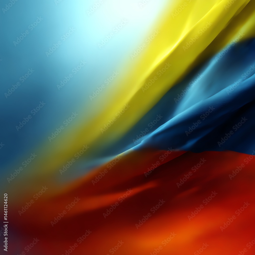 Vibrant and flowing colors representing the essence of cultural identity.
