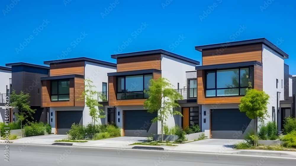 Fototapeta premium new homes in the city