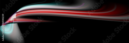 Obraz na płótnie Light speed background with car motion line blur effect, fast trail streaks across a road race track w salonie