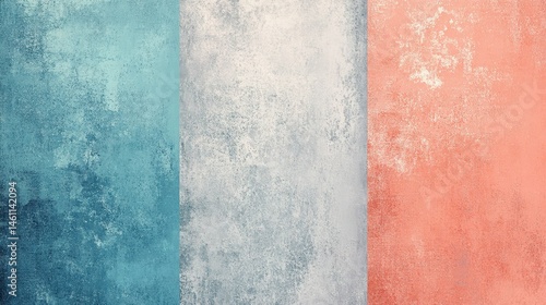 Textured vertical stripes in muted color palette.