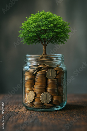 Money Plant Illustration