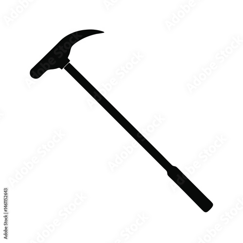 crowbar black silhouette 