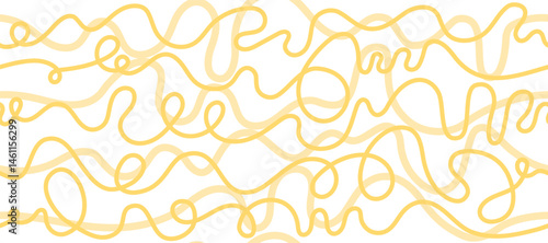 Pasta, spaghetti pattern. Macaroni texture print
