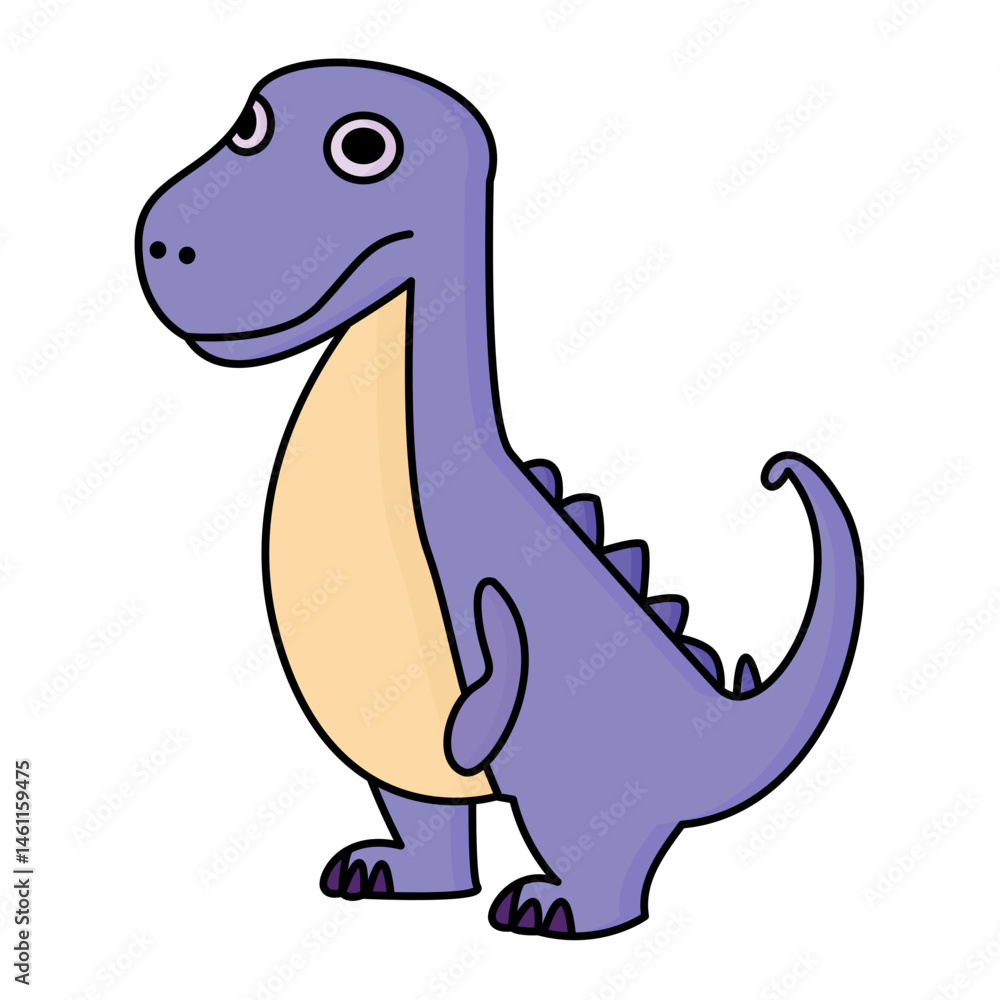 Naklejka premium dinosaur illustration