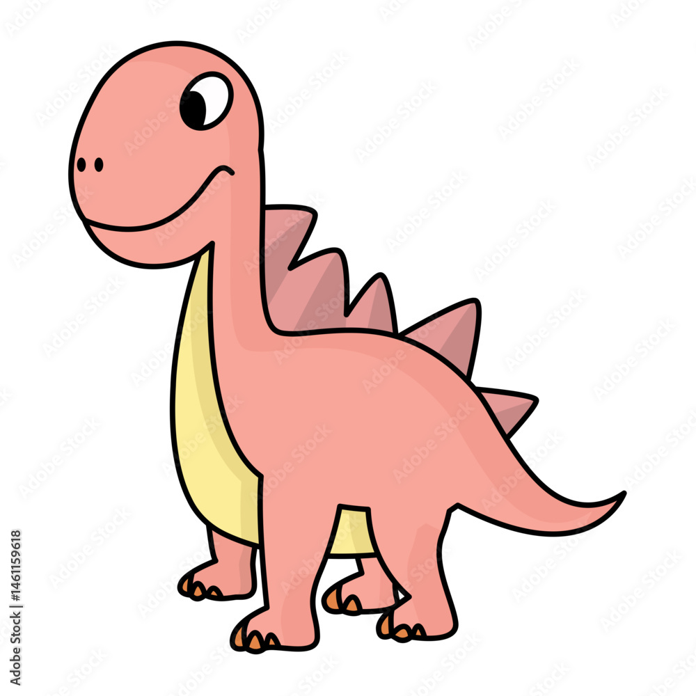 Naklejka premium dinosaur illustration