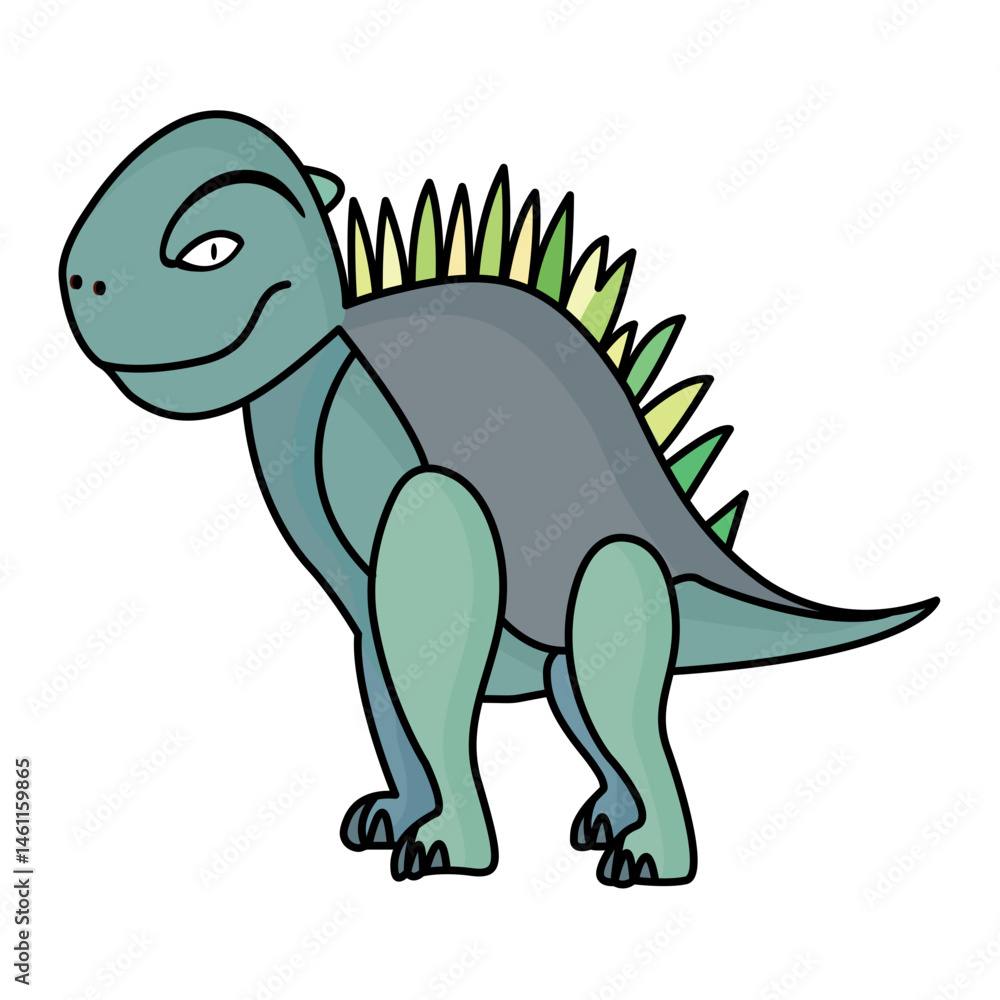 Naklejka premium dinosaur illustration