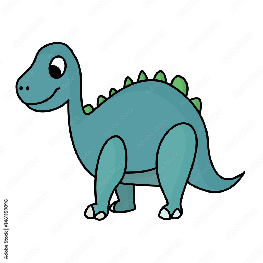 Naklejka premium dinosaur illustration
