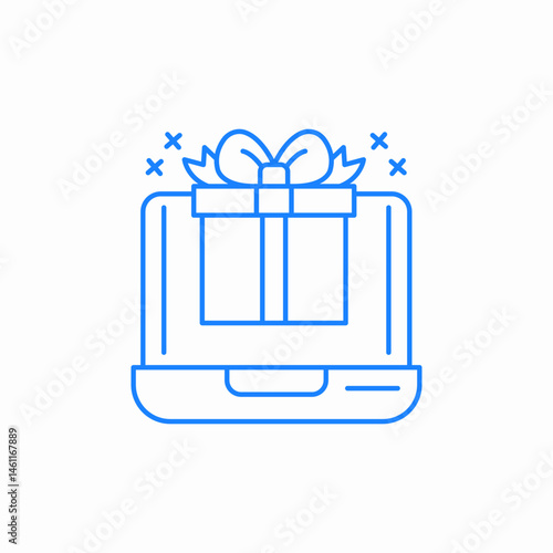 online present icon sign vector