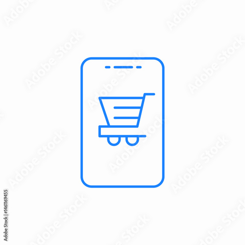 phone shop icon sign vector