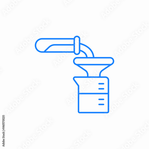 pouring liquid icon sign vector