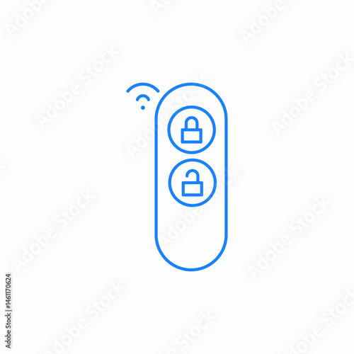 remote control icon sign vector