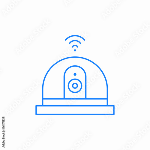 security camera icon sign vector