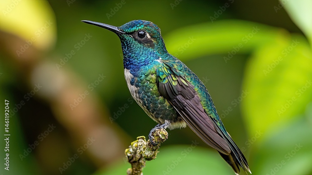 Obraz premium hummingbird on a branch