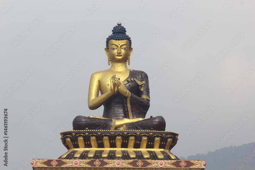 Fototapeta premium golden buddha statue