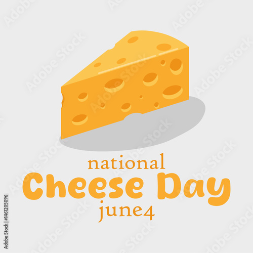 vector graphic of National Cheese Day, ideal for National Cheese Day celebration.
