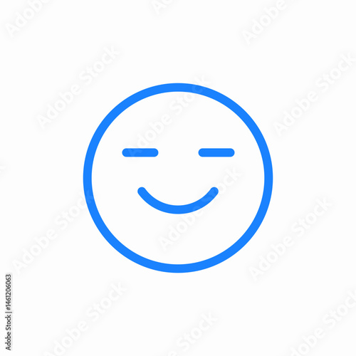 face expressionless icon sign vector