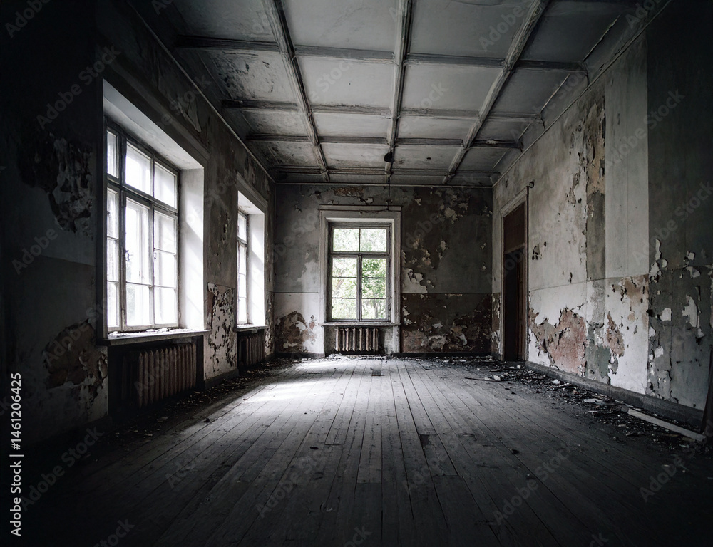 Fototapeta premium old abandoned house