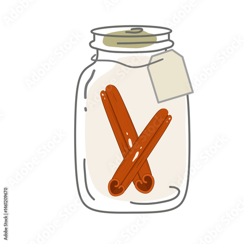 Vanilla Bean in jar