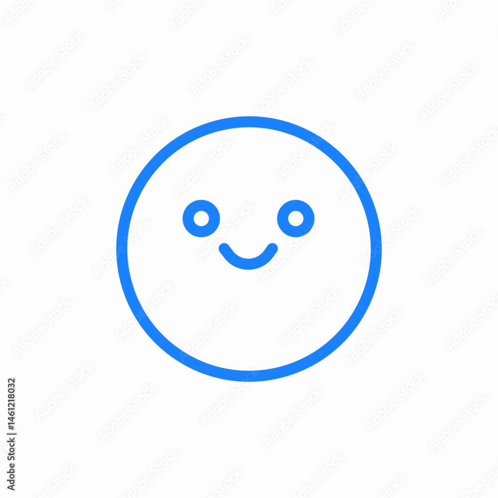 smiling face icon sign vector smiling face icon sign vector