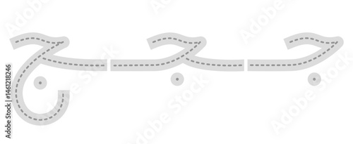 Tracing arabic connected letter form. Tracing hijaiyah letter for kids