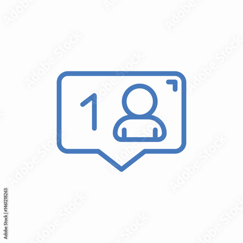 speech bubble eighteen icon sign vector
