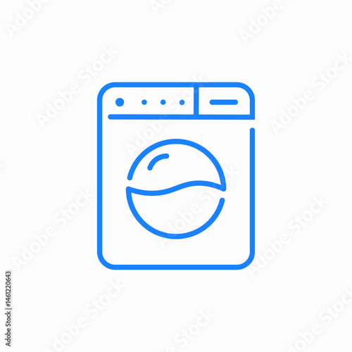 washing machine icon sign vector
