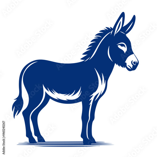 Majestic Donkey Silhouette: A Timeless Equine Image