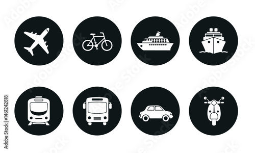 Transportation Icons Set