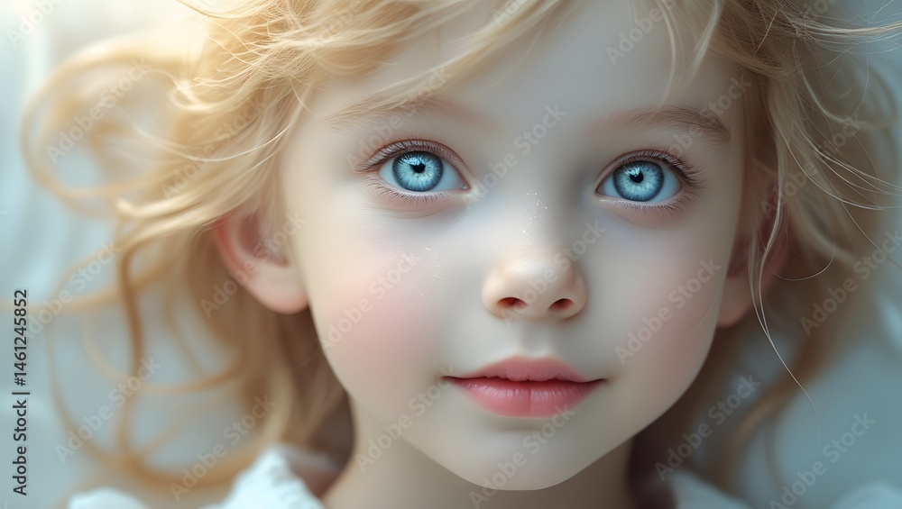 Intense Blue Eyes Close-Up Intense Blue Eyes Close-Up