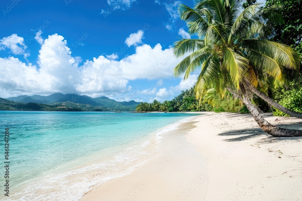 Tropical paradise beach scene (3) Tropical paradise beach scene (3)