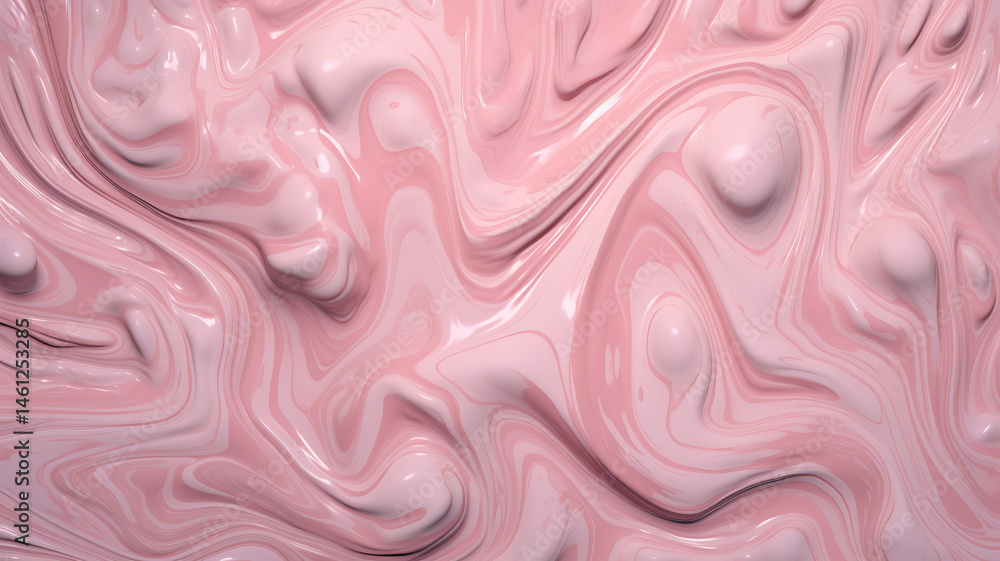 Fototapeta premium Abstract Pastel Swirl Paint