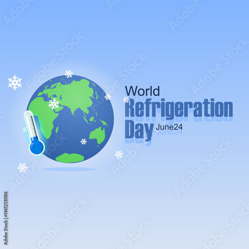 vector graphic of World Refrigeration Day, ideal for World Refrigeration Day celebration.