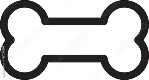 シンプルな骨のイラスト