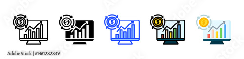 Investment Returns Icon Collection With Multiple Styles