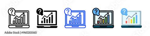 Market Speculation Icon Collection With Multiple Styles