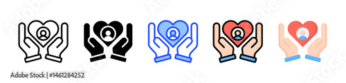 Grateful Customer Icon Collection With Multiple Styles