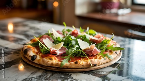 bruschetta with tomato and cheese