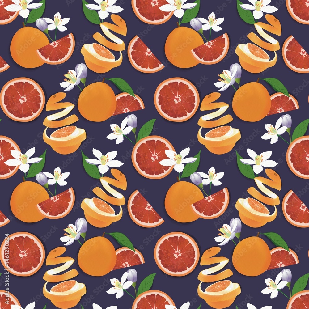 Orange rush pattern Orange rush pattern