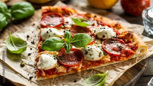 bruschetta with mozzarella and tomatoes