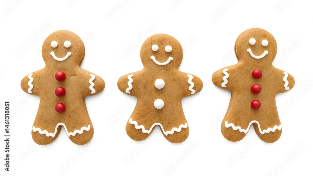 christmas gingerbread cookies. Christmas gingerbread man cookie with icing decor isolated on white transparent background christmas gingerbread cookies. Christmas gingerbread man cookie with icing decor isolated on white transparent background