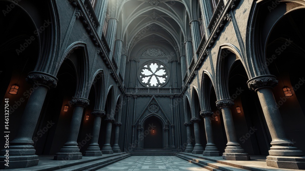 Fototapeta premium Gothic cathedral stone carving