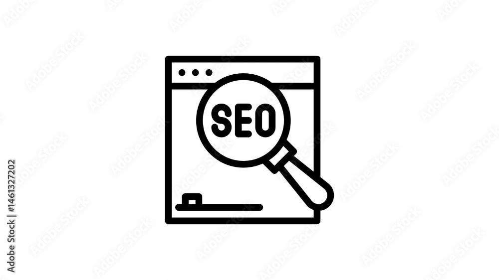 SEO animated icon SEO animated icon