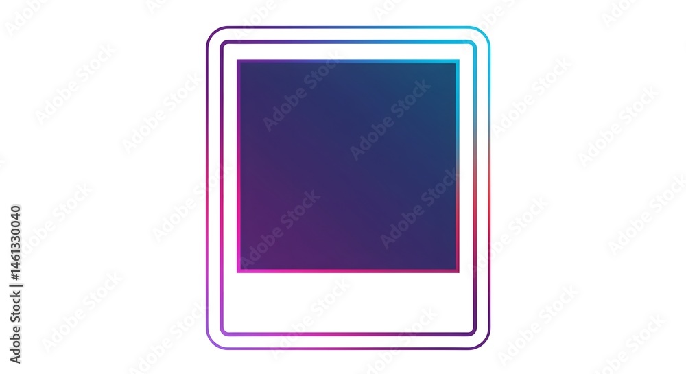 Gradient Frame Vector Illustration Gradient Frame Vector Illustration