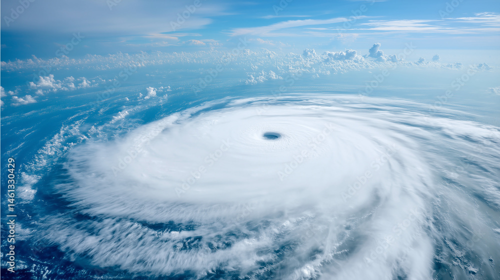 Obraz premium 台風,ハリケーン,地球, 世界, 空, 空間, 惑星, 雲, 海, 青, 海, 自然