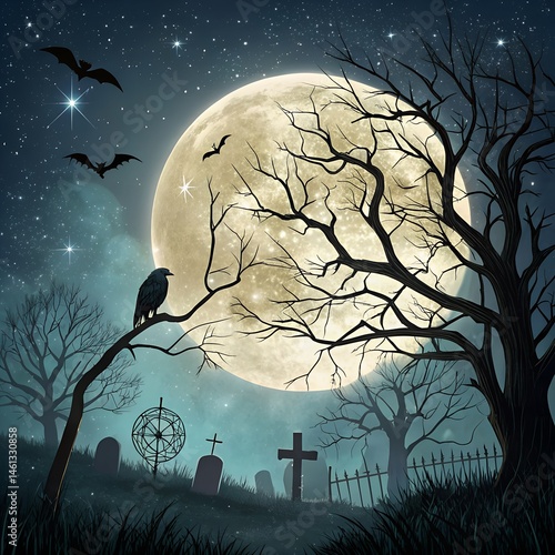 halloween night background